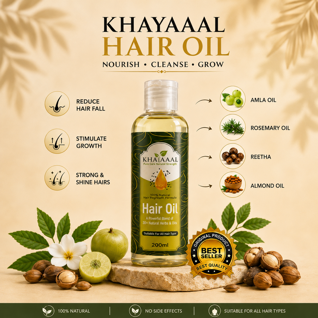 Khayaaal Natural Hair Oil