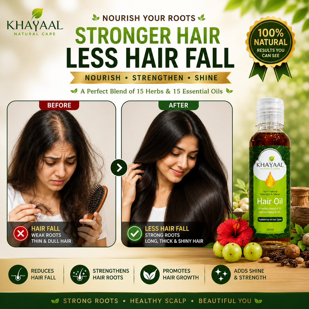 Khayaaal Natural Organic Hair Hair Oil